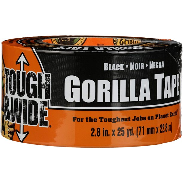 Black Gorilla Tape 2.88in x 25yd - All Trade